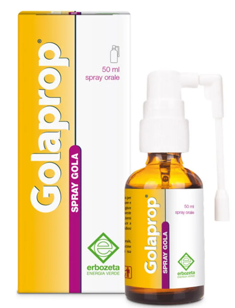 Erbozeta Golaprop spray gola lenitivo e protettivo 50ml