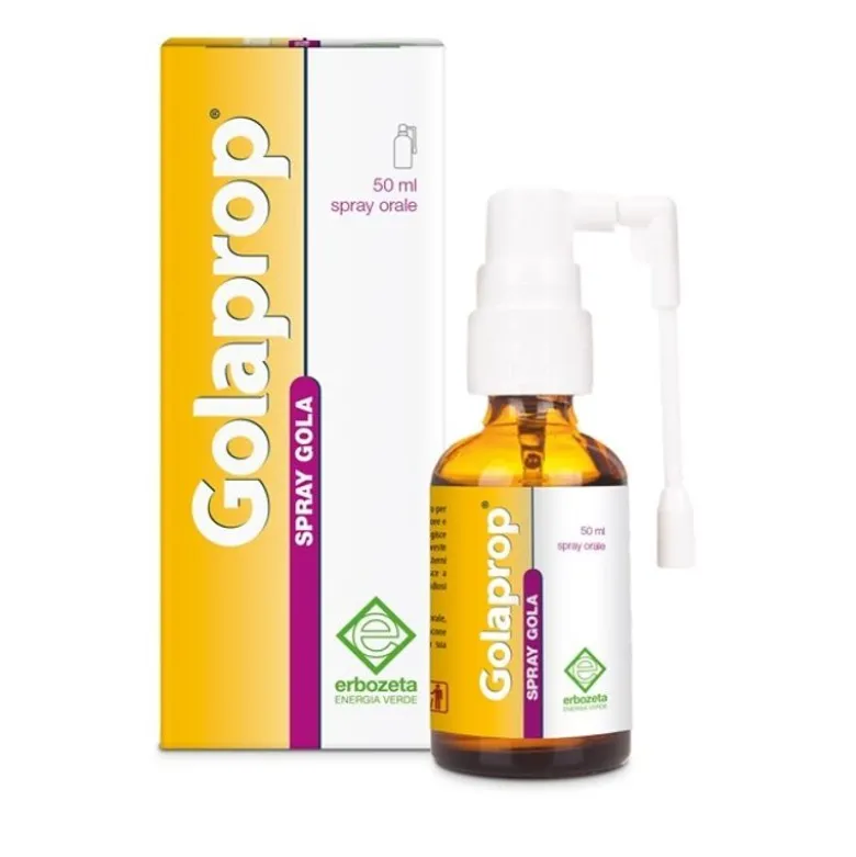 Erbozeta Golaprop spray gola lenitivo e protettivo 50ml