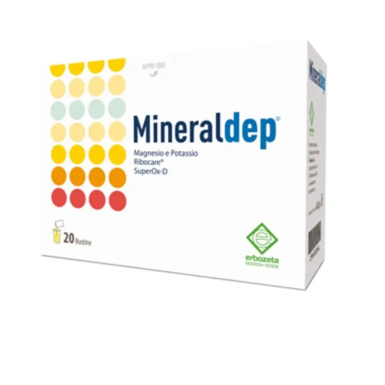 Erbozeta Mineraldep utile a ridurre stanchezza e affaticamento 20 bustine
