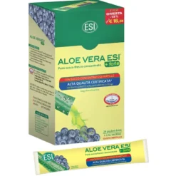 Esi Aloe Vera Succo + Forte Con Mirtillo 24 Pocket Drink
