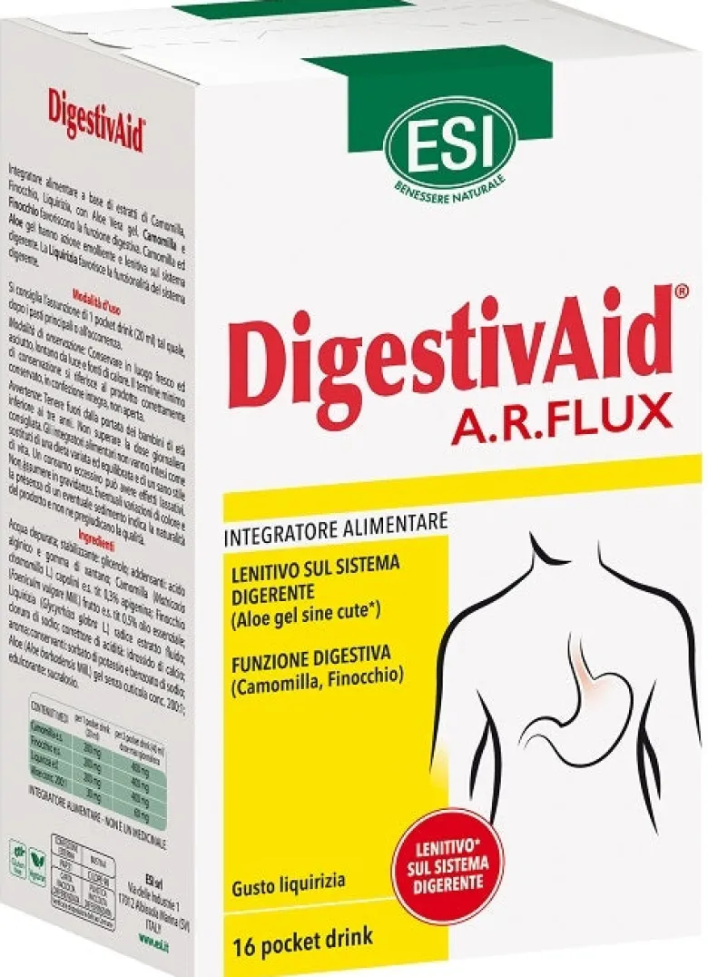 Esi Digestivaid Ar Flux 16 Pocket Drink