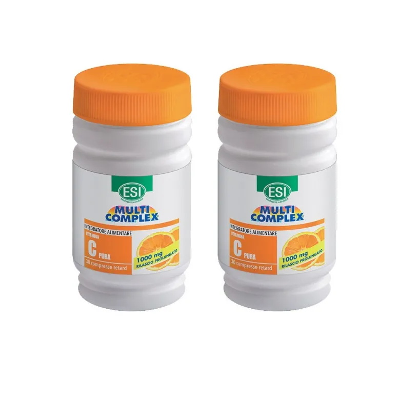 Esi Multicomplex Vitamina C Pura Retard Bipack 30+30 Compresse