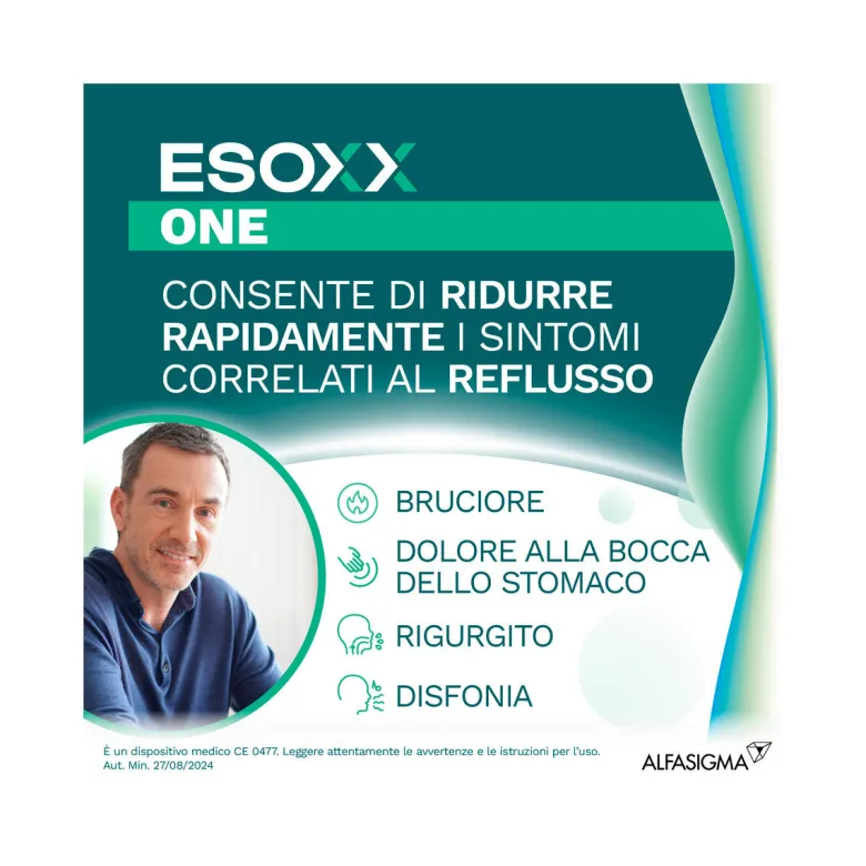 Esoxx One 20 Bustine Stick Pack 10ml - Sollievo Reflusso
