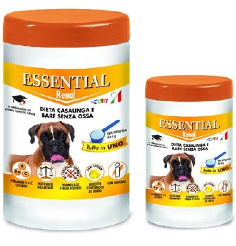 Essential Renal Mangime Complementare Per Cani 650g