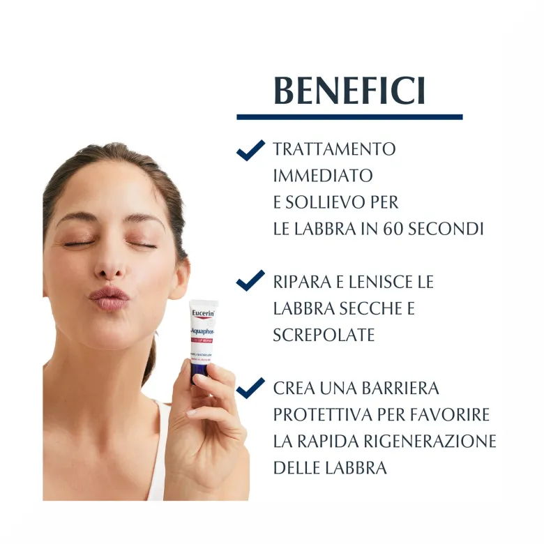 Eucerin Aquaphor SOS Riparatore Labbra 10ml