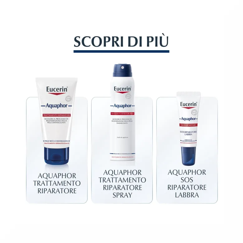 Eucerin Aquaphor Trattamento Riparatore per pelle secca e danneggiata 220ml