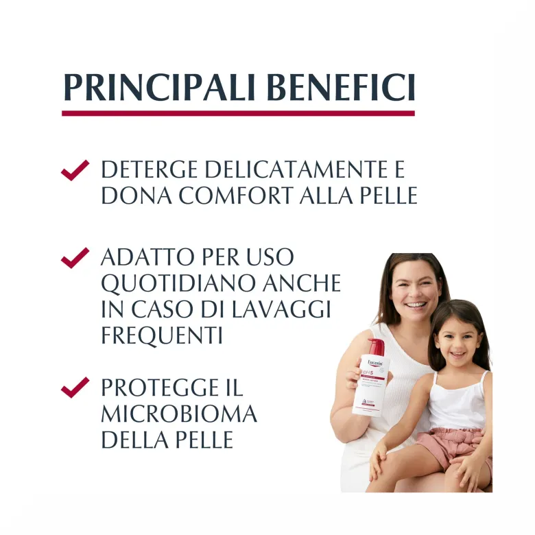 Eucerin pH5 Detergente fluido pelli sensibili 400ml