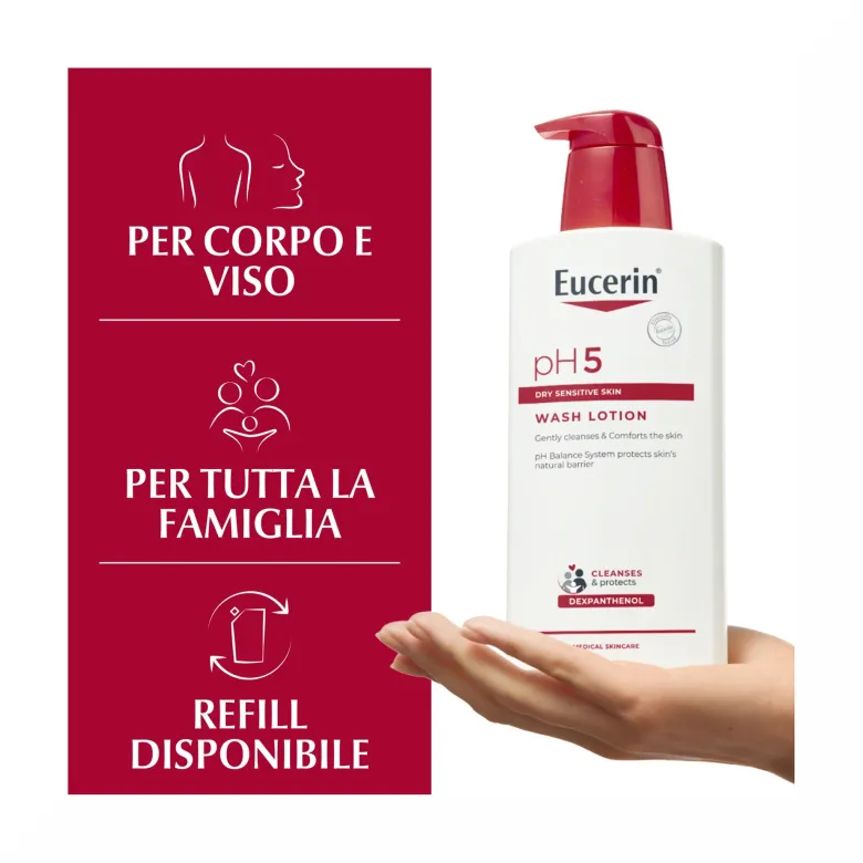 Eucerin pH5 Detergente fluido pelli sensibili 400ml