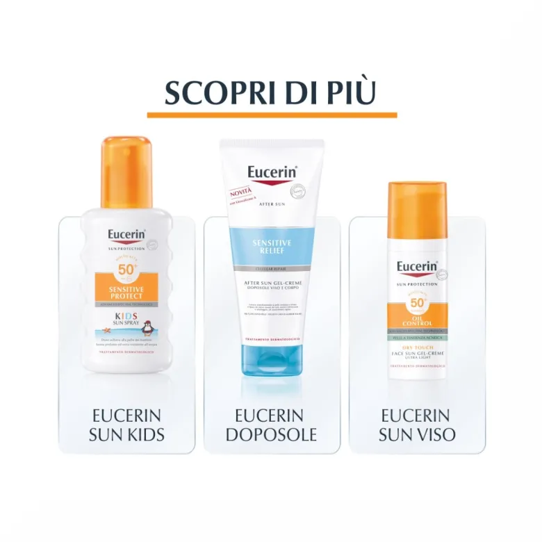 Eucerin Sensitive Protect Sun Crema-Gel Oil Control Dry Touch SPF50+