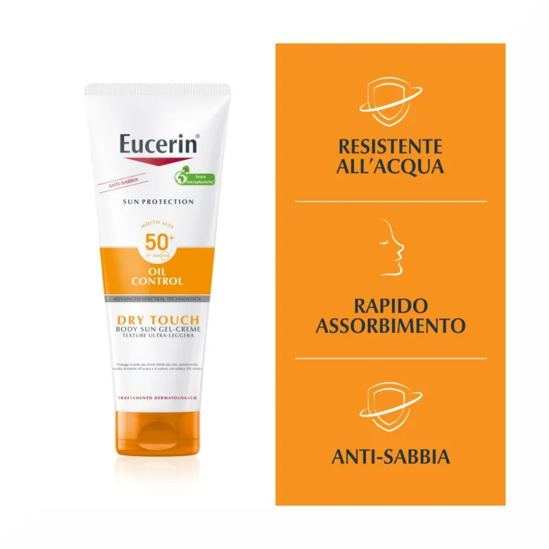 Eucerin Sensitive Protect Sun Crema-Gel Oil Control Dry Touch SPF50+