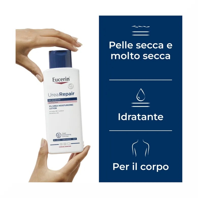Eucerin UreaRepair PLUS 5% Urea Emulsione Idratante 250ml