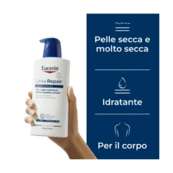 Eucerin UreaRepair PLUS 10% Urea+Ceramidi & NMF Emulsione intensiva 400ml