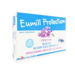 Eumill Protection collirio stress visivi con Malva e Acido Ialuronico 10x0,5ml