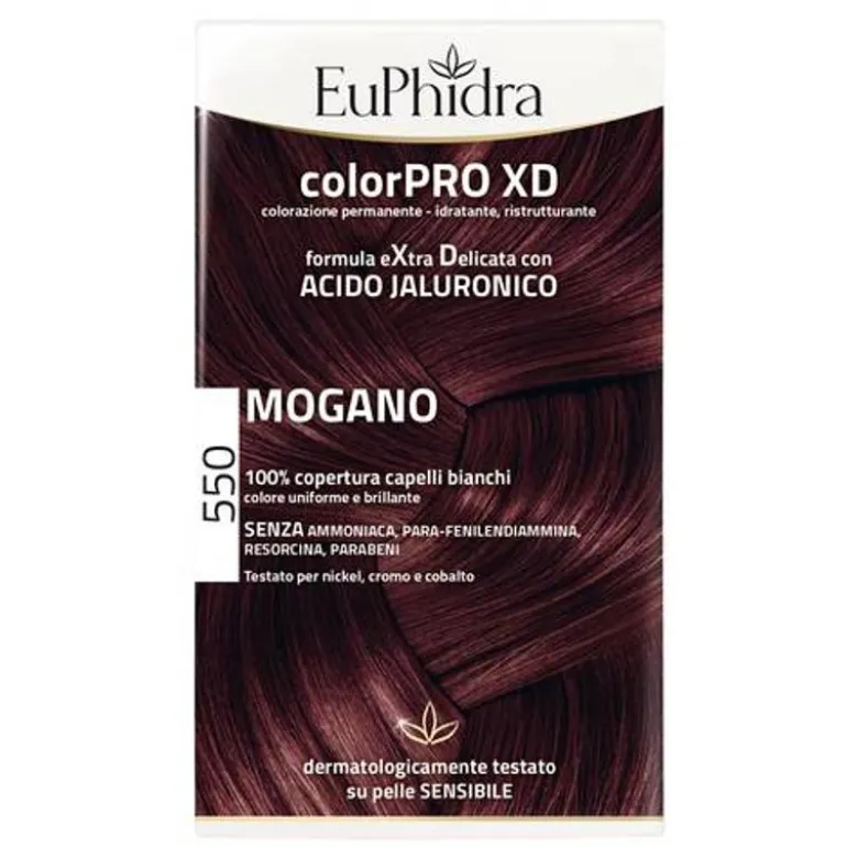 EuPhidra ColorPro XD Colorazione Ultradelicata colore 550 mogano