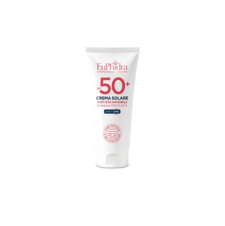 Euphidra Crema Solare Anti-Età Invisibile SPF50+ 50ml