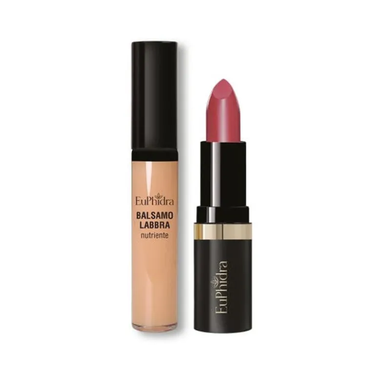 Euphidra Labbra Bellissime Rossetto Mat + Balsamo Labbra 02 Rosso