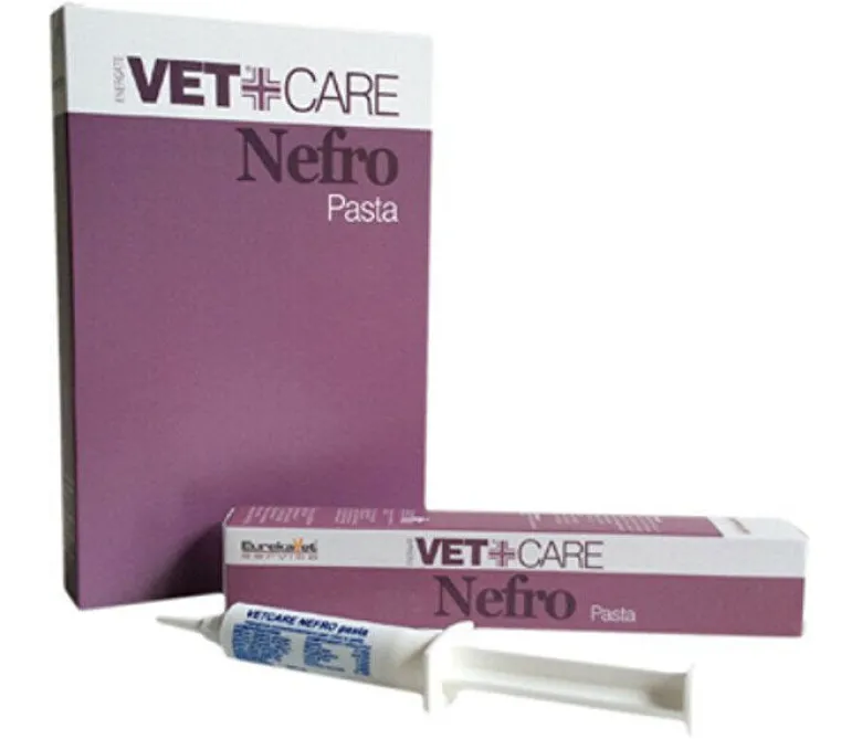 Eureka Nefro Vetcare complemento alimentare utile per cani e gatti anziani pasta 80g
