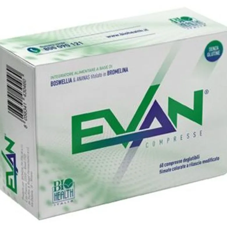 Evan a base di estratti di Boswellia e ananas per la funzionalità articolare 60 compresse
