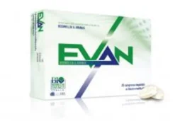 Evan 20 compresse integratore alimentare a base di estratti vegetali di Boswellia Serrata e Ananas
