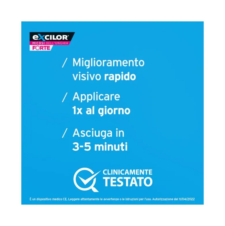 Excilor Forte Micosi Unghia 30ml Trattamento Efficace Unghie
