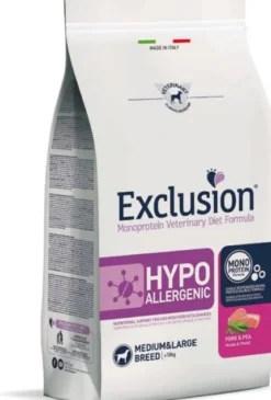 Exclusion Monoprotein Veterinary Diet Hypoallergenic Cane 12kg