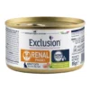 Exclusion Monoprotein Veterinary Diet Formula Renal Phase I Pork & Pea And Rice Cibo Umido Per Gatti 85g