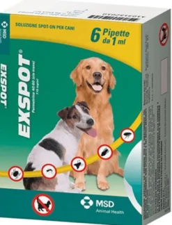 Exspot Spot-On Soluzione 6 Pipette 1ml 715mg/ml Cani