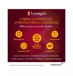 Ezimega 3 20 Compresse Integratore Omega-3 Salute Cuore