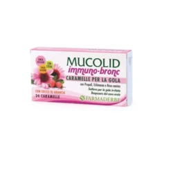 Farmaderbe Mucolid Immuno-Bronc 24 caramelle per la gola