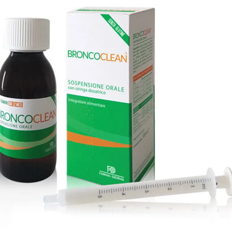 Farma-Derma Broncoclean Sospensione Orale favorisce la fluidità delle mucose nei bambini 100ml gusto