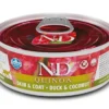 Farmina Natural & Delicious Quinoa Skin & Coat Anatra E Cocco Per Gatti Adulti 80g