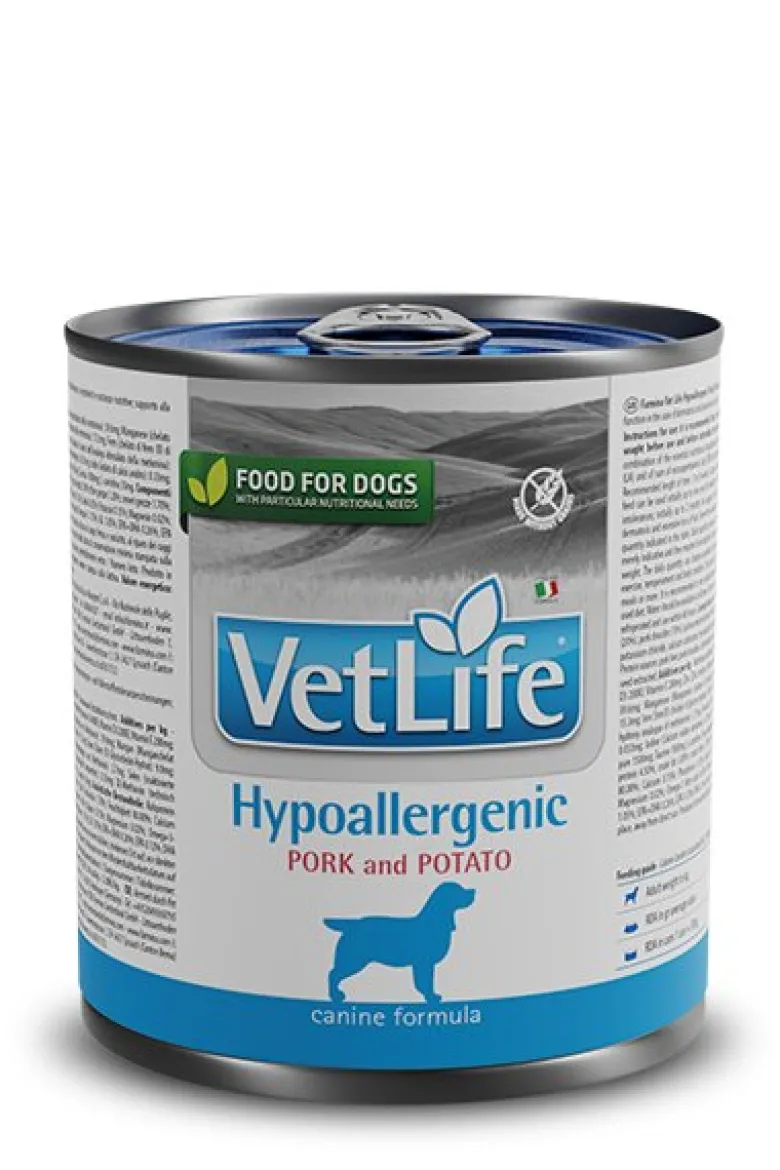 Farmina Vet Life Hypoallergenic Maiale E Patate Per Cani Adulti Lattina 300g