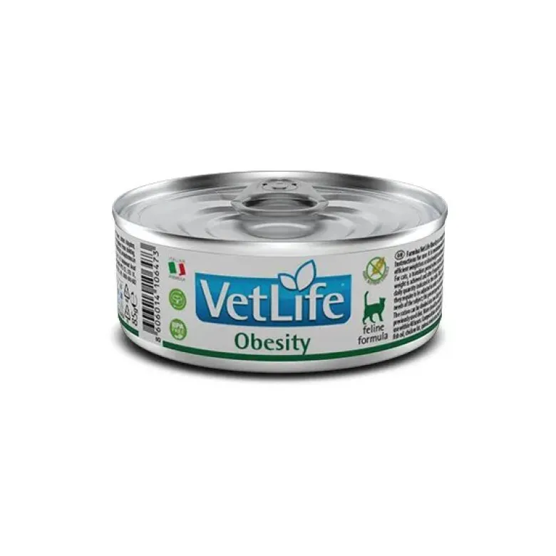 Farmina Vet Life Obesity Cibo Umido Per Gatti Lattina 85g