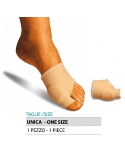 Fascetta Protezione Alluce Valgo In Gel Rivestito In Tessuto Elastico