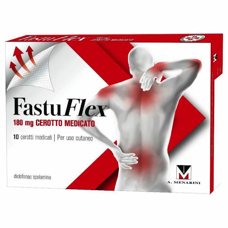 FastuFlex 180mg 10 Cerotti Medicati