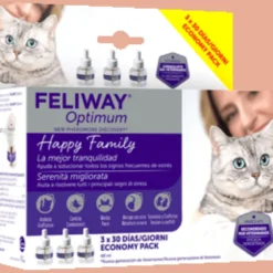 Feliway Optimum Ricarica Diffusore 3x48ml Anti-stress Gatti