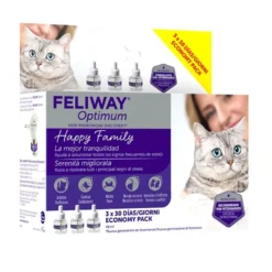 Feliway Optimum Ricarica Diffusore 3x48ml Anti-stress Gatti