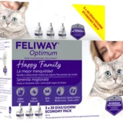 Feliway Optimum Ricarica Diffusore 3x48ml Anti-stress Gatti