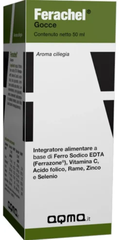Ferachel integratore alimentare Gocce 50ml gusto ciliegia