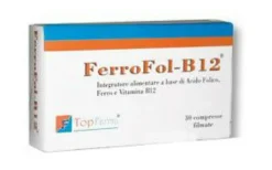 Ferrofol B12 Integratore Alimentare Fabbisogno di Nutrienti 30 compresse