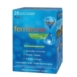 Ferrotone Apple ricco di ferro con concentrato di mela 28 bustine monodose