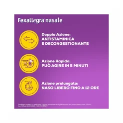 Fexallegra Nasale Antistaminico Decongestionante per Sintomi Allergia 10ml