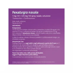 Fexallegra Nasale Antistaminico Decongestionante per Sintomi Allergia 10ml