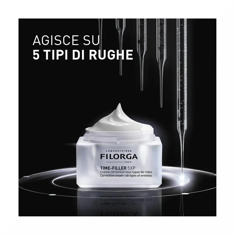 Filorga Time-Filler 5XP Crema Correttiva Per Tutti i Tipi di Rughe Viso e Collo 50ml