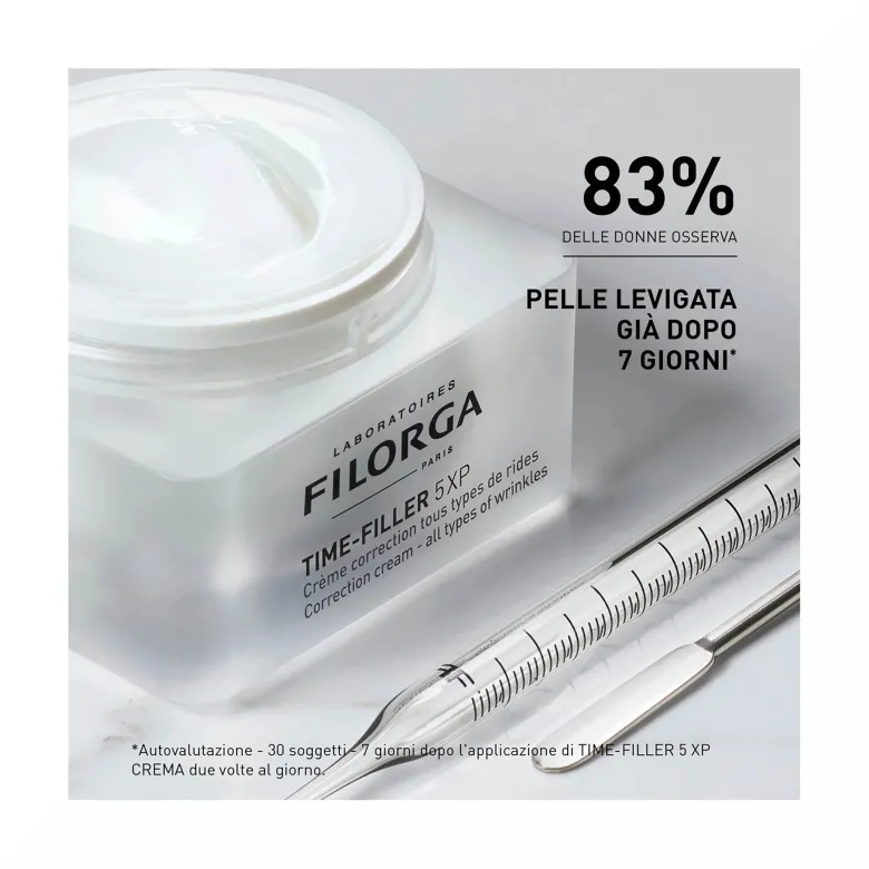 Filorga Time-Filler 5XP Crema Correttiva Per Tutti i Tipi di Rughe Viso e Collo 50ml