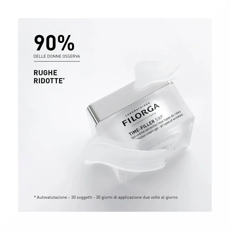 Filorga Time-Filler 5XP Crema-Gel Correttiva Per Tutti i Tipi di Rughe Viso e Collo 50ml