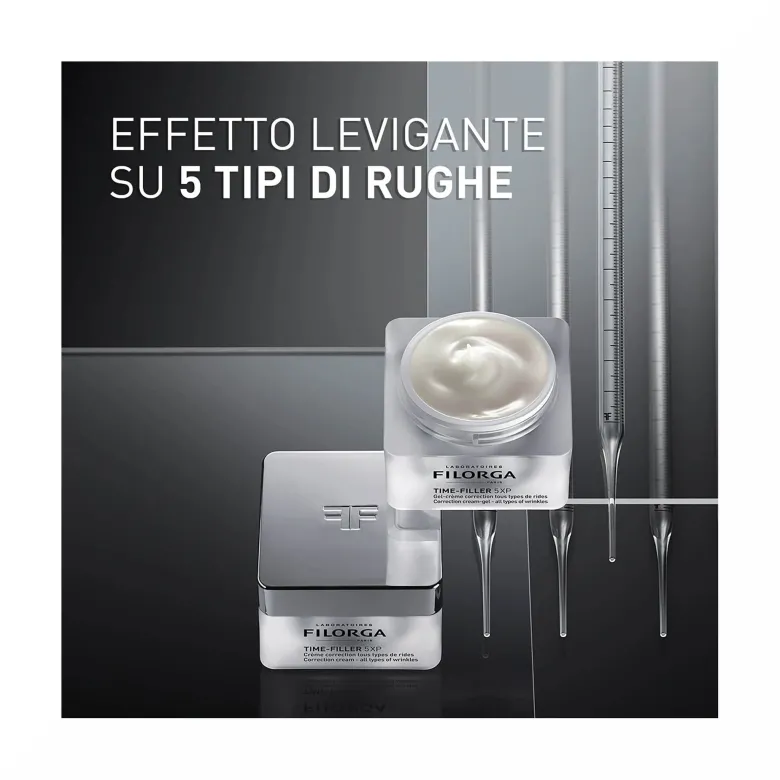 Filorga Time-Filler 5XP Crema-Gel Correttiva Per Tutti i Tipi di Rughe Viso e Collo 50ml