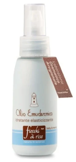 Fiocchi di riso Olio Emudermico olio idratante elasticizzante baby&mamma 70ml