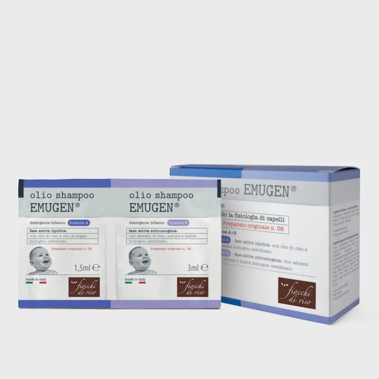 Fiocchi di Riso Olio Shampoo Emugen 10 buste