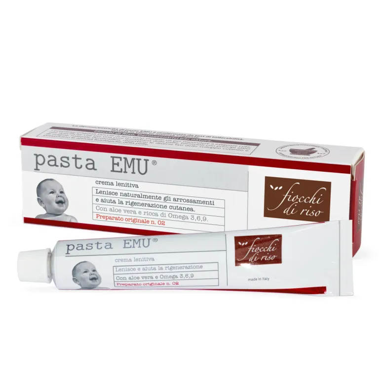 Fiocchi di Riso Pasta Emu utile per gli arrossamenti del bambino 30ml